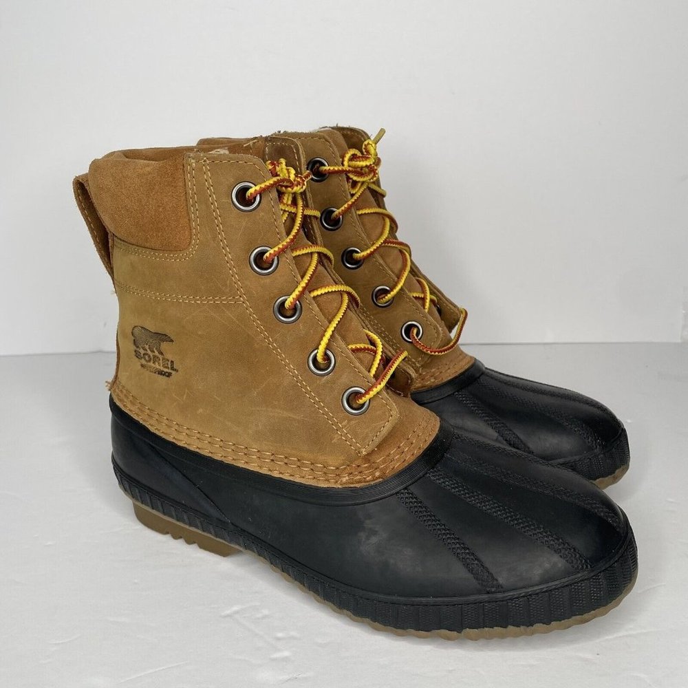 Sorel Cheyanne II Waterproof Insulated Winter Boots Chipmunk Men's Size 7
